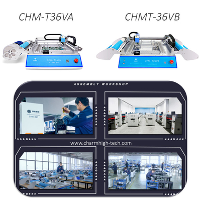 Auswahl Benchtop SMT Zufuhren CHMT36VA CHMT36VB 58 und Platz-Maschinen-Doppeltes versahen mit Seiten