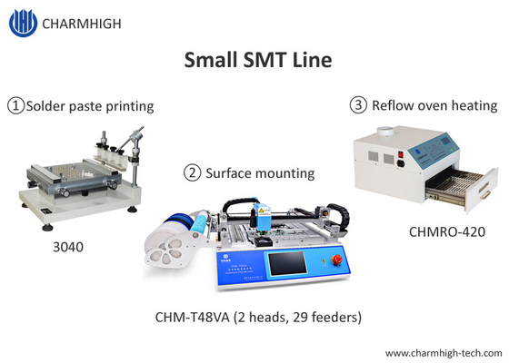 SMT wählen aus und setzen Rückflut Oven Surface Mount Technology der Ausrüstungs-2500w