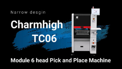TC06 Modul universelle 6 Kopf Pick and Place Maschine Breite 89cm schmale Desgin