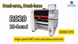 Charmhigh RS20 Doppelarm-Doppelbahn-Bestückungsmaschine 82000 CPH