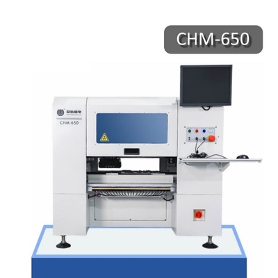 Automatische PCB-Schiene mit hoher Präzision 0201 Desktop-SMT-Pick-and-Place-Maschine 4 Köpfe CHM-650