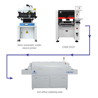 Halb Selbst-3250 Lötpaste-Drucker, Platz-Maschine der Auswahl-CHM-650