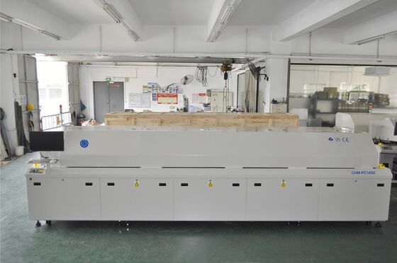 10-zone Lead-free SMT Reflow Oven CHM-PC1050 Reflow Soldering 3940x500mm