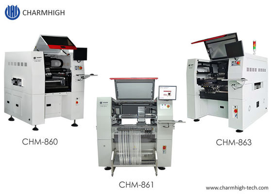 Charmhigh 3 Types SMT Pick and Place Machine PCB Assembly Line BGA 0201