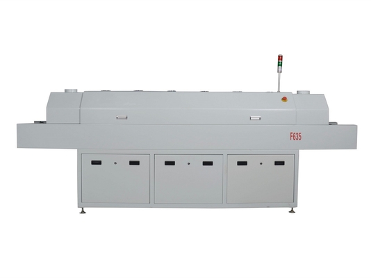 635 Reflow-Ofen 6 Temp. Zonen (nach oben 6+nach unten 6) 2200*350mm SMT-Reflow-Lötmaschine