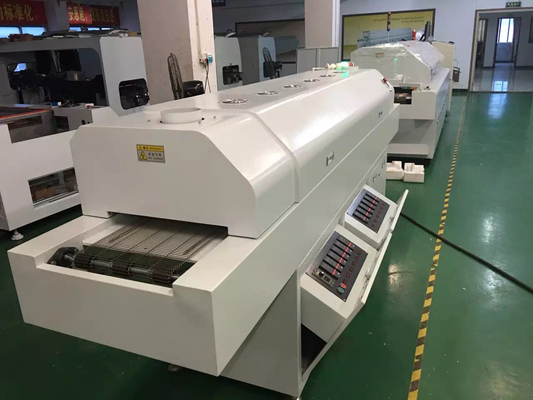 635 Reflow-Ofen 6 Temp. Zonen (nach oben 6+nach unten 6) 2200*350mm SMT-Reflow-Lötmaschine