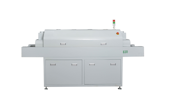 Mittlere SMT-Leitung mit 3250-Bildschirmdrucker 6 Köpfe SMT-Pick-and-Place-Maschine 830 Rücklauföfen