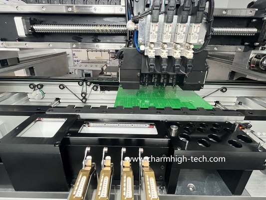 Genius 4 Köpfe Desktop SMT Pick-Place-Maschine mit 50 Zuführern CHM-551
