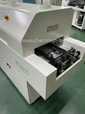 CHM-PC6635 Bleifreies Reflow-Lötöfen mit PC-Steuerung, 6 Temperaturzonen und 2200*350mm Heizbereich für SMT-Löten