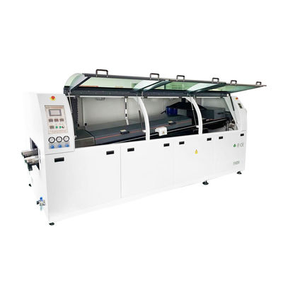 Bleifreie Wellenlötmaschine 250DS 300DS 350DS mit automatischer Fördertechnik für PCB-DIP-Produktionslinien