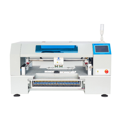 Kleine SMT-Leitung 60 Zuführer 4 Köpfe CHMT560P4 SMT P & P-Maschine / Rückflussofen T961 / Lötpaste-Drucker 3040