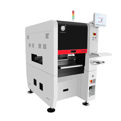 Neue schmale Konstruktion Hochpräzisionsmodul TC06 SMT Pick-and-Place-Maschine 6 Köpfe Unterstützung 01005