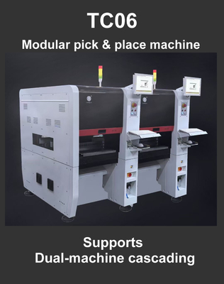 Kompakte industrielle SMD-Pick-and-Place-Maschine TC06 Chipmonter für PCB-Bundesleitungen