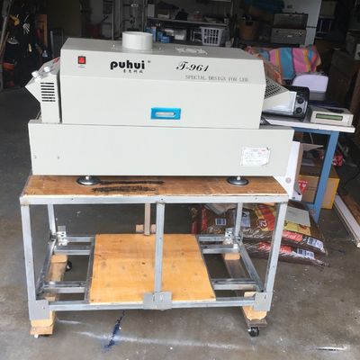 Teilt Tischplattenofen der rückflut-T961 mit Förderer 730*230mm Temp 6 lötende Maschine 3.5KW in Zonen auf
