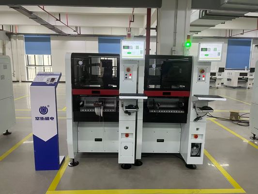 TC06 Schmale 6-Kopf-Hochgeschwindigkeits-SMT-Bestückungsmaschine mit integrierter Gusseisenplattform