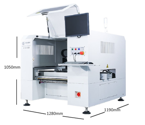 Charmhigh Tisch-SMT-Bestückungsmaschine, 4 Köpfe, 50 Feeder, High-End