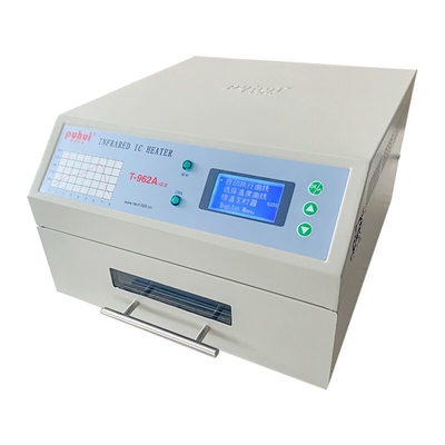 Mini Reflow Oven 300*320mm 1500w T962A mit Auspuff IC Heater Infrared Welding Station