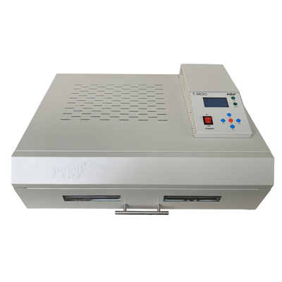 Große Lötfläche T962C SMT Rückflussofen Infrarot-IC-Heizung 2500w, LED-Rückflusslötmaschine