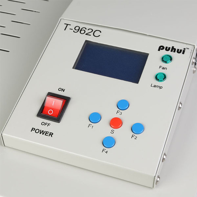 Große Lötfläche T962C SMT Rückflussofen Infrarot-IC-Heizung 2500w, LED-Rückflusslötmaschine