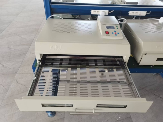 Große Lötfläche T962C SMT Rückflussofen Infrarot-IC-Heizung 2500w, LED-Rückflusslötmaschine