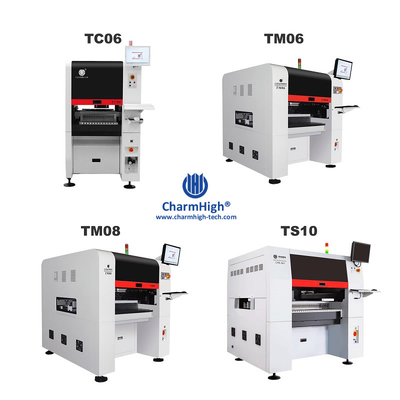 Mittlere SMT-Produktionslinie, 6 Köpfe TC06 Komplett-PCB-Bestückung PCBA-Fertigung