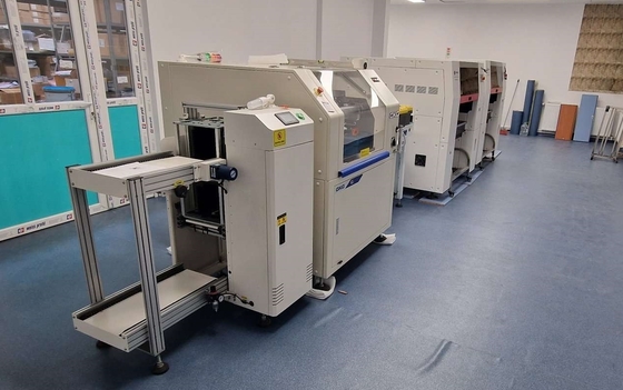 Charmhigh SMT-PCB-Assembly-Linie mit GKG-GSE-Drucker und 8-Zonen-Rückfluss
