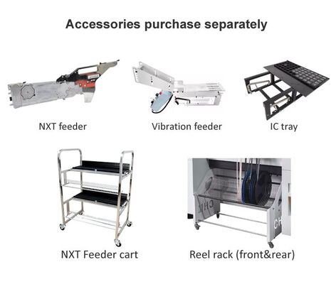 Bestseller 6 Köpfe TC06 Bestückungsmaschine Gusseisenrahmen SMT Chip Mounter