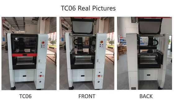 Bestseller 6 Köpfe TC06 Bestückungsmaschine Gusseisenrahmen SMT Chip Mounter