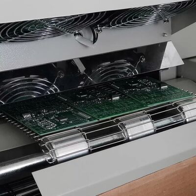 T961 Desktop Reflow-Ofen mit Förderband 730*230mm 6 Temperaturzonen 3,5KW Lötmaschine