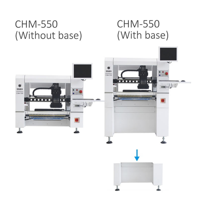 CHM-550 Köpfe SMT-PWB-Teilbefestigungsmaschine der hohen Präzisions-4 mit Tabelle