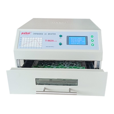 T962A mit Auspuff Benchtop-Rückflut-Ofen 300*320mm 1500w IC Heater Infrared Soldering Station