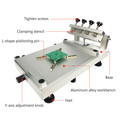 Bessere Design Handbuch Schablonendrucker 4532 Öldruck SMT Siebdrucker 45x32cm