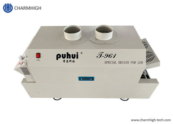 Teilt Tischplattenofen der rückflut-T961 mit Förderer 730*230mm Temp 6 lötende Maschine 3.5KW in Zonen auf